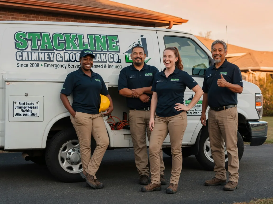 Chimney flashing repair company in Floris, IA